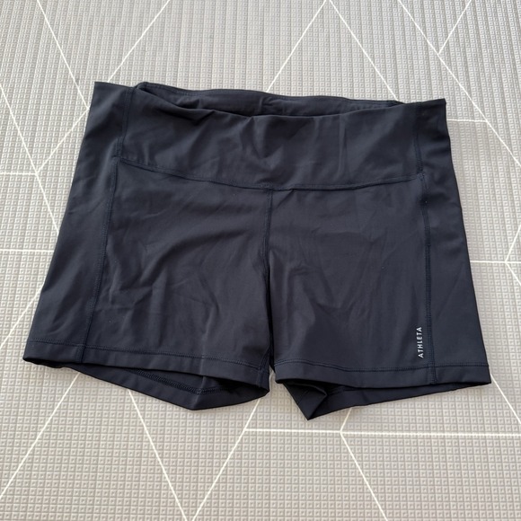 Athleta Pants - Athleta Ultimate Run Shortie Size XL Black Running Shorts‎ Biker